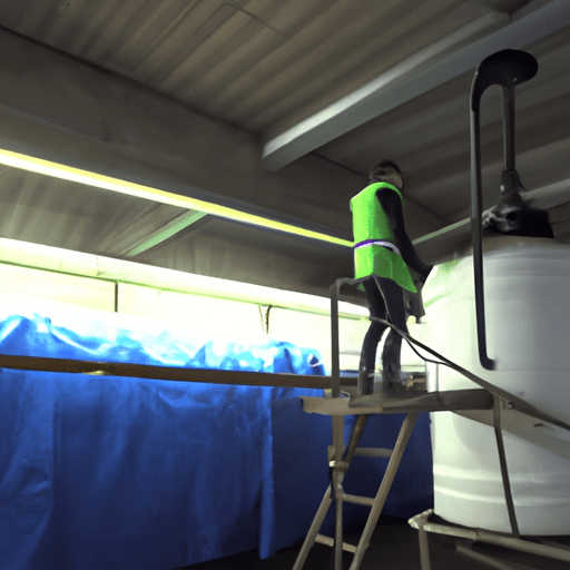 Cleaning and inspection of water storage tanks